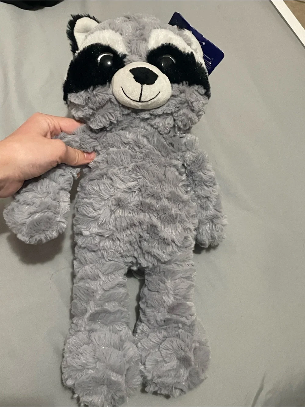 Kellytoy Plush Gray Raccoon Stuffed Animal